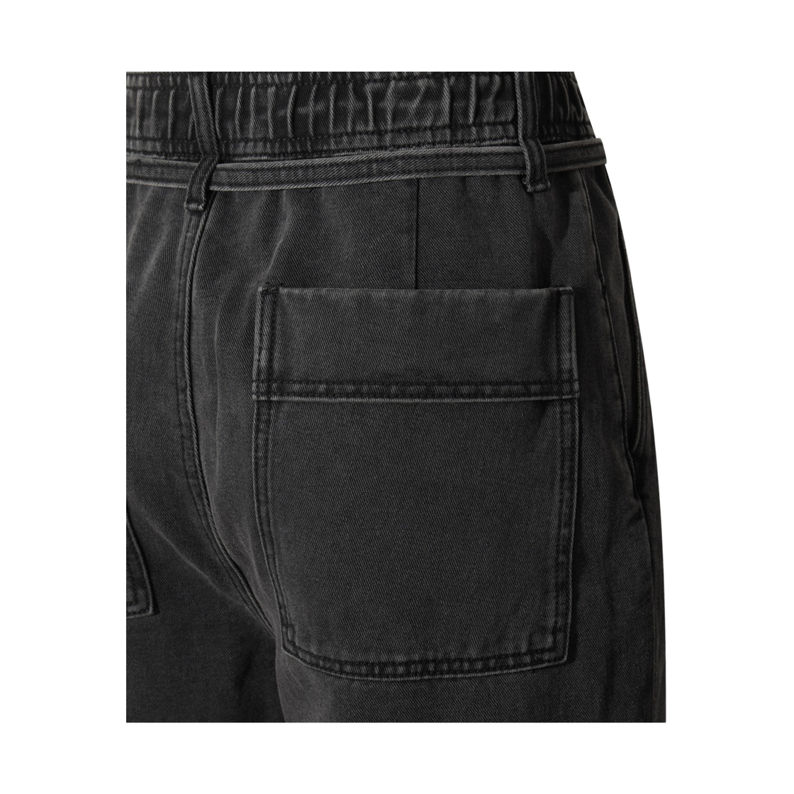이로 들리 데님 밴딩 팬츠 블랙(Iro Delie Denim Banding Pants Black) - 6