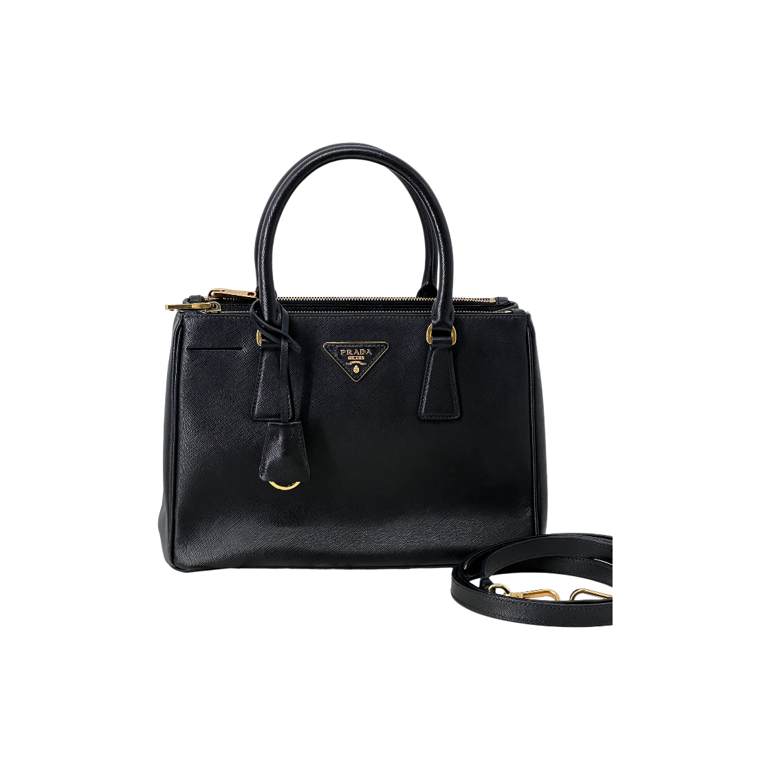 ITWOT9HF7NTK Prada Saffiano Lux Tote Bag Black