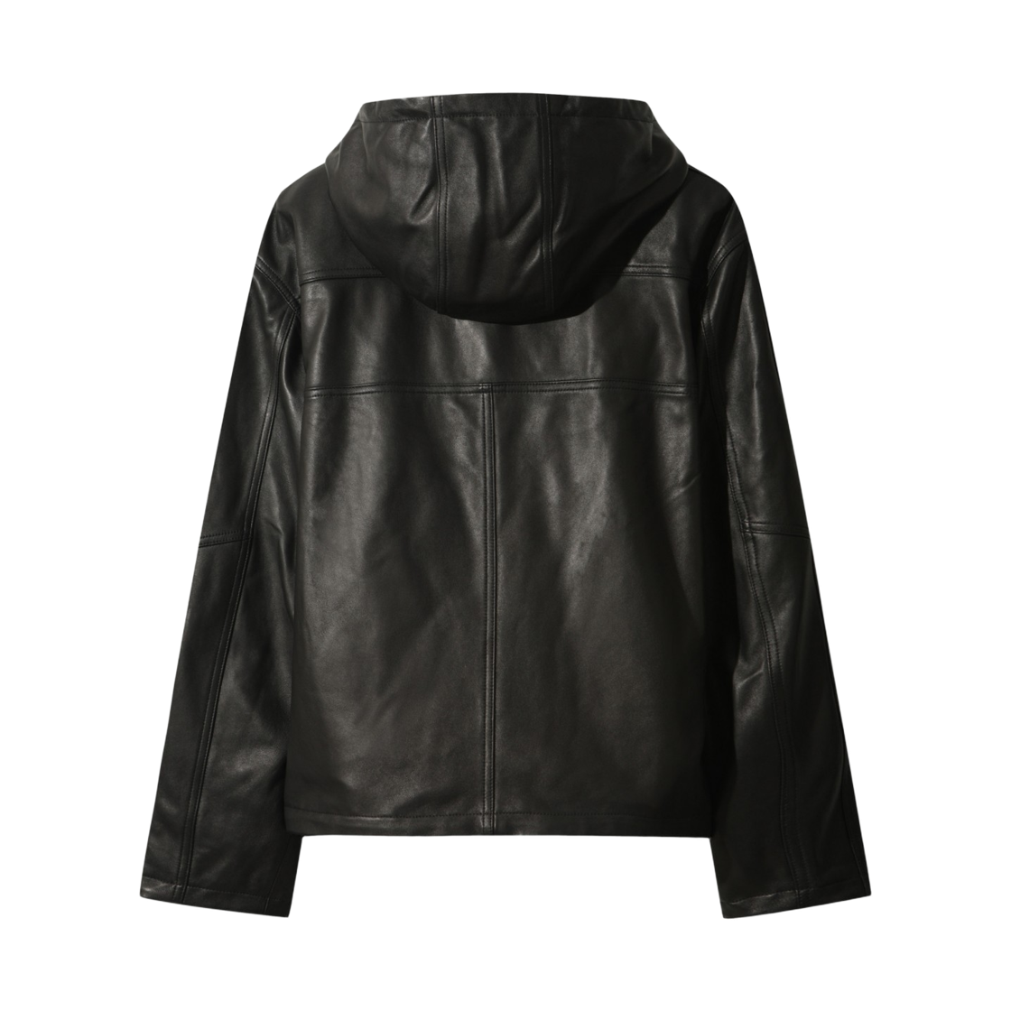 이로 세말 양가죽 울 본딩 후드 점퍼 블랙(Iro Cemal Lambskin Wool Bonding Hood Jumper Black) - 3