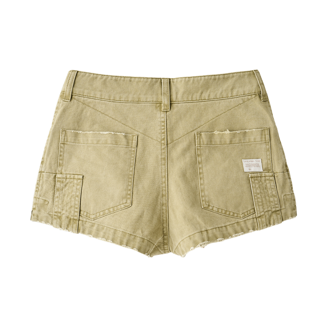 투위드 유틸리티 마이크로 쇼츠팬츠 디설트(Tuewid 004 Washed Utility Micro Shorts In Desert) - 2