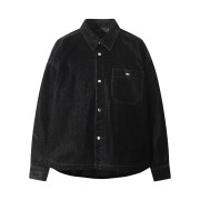 Iro Lustre Velvet Shirt Jacket Black