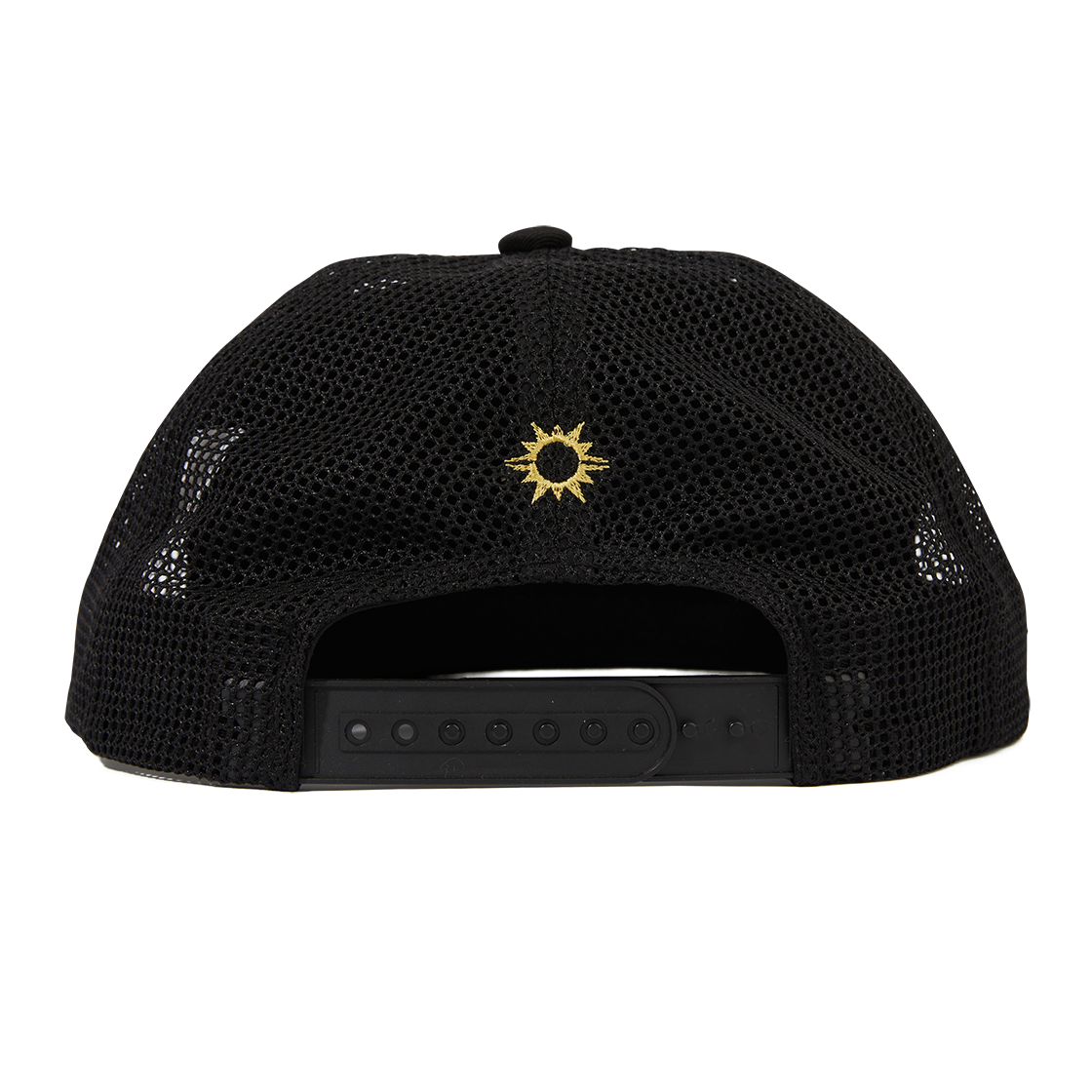 헬로 선라이즈 헤리티지 로고 릴랙스드 핏 5패널 캡 블랙(Hello Sunrise Heritage Logo Relaxed Fit 5P Cap Black) - 4