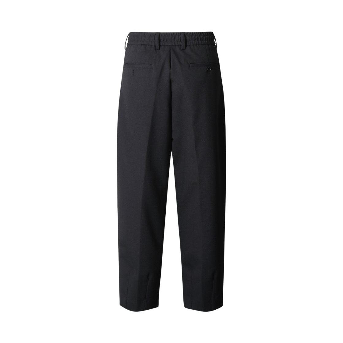 이로 퓌조 울혼방 캐롯핏 팬딩 슬랙스웨트다크 그레이(Iro Fuseau Wool Blend Carrot Fit Banding Slacks Dark Gray) - 3
