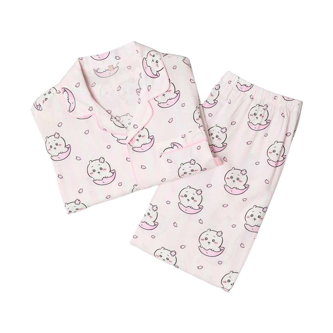 SPPPG23U06 Spao x Chiikawa Long Sleeve Pajama Light Pink