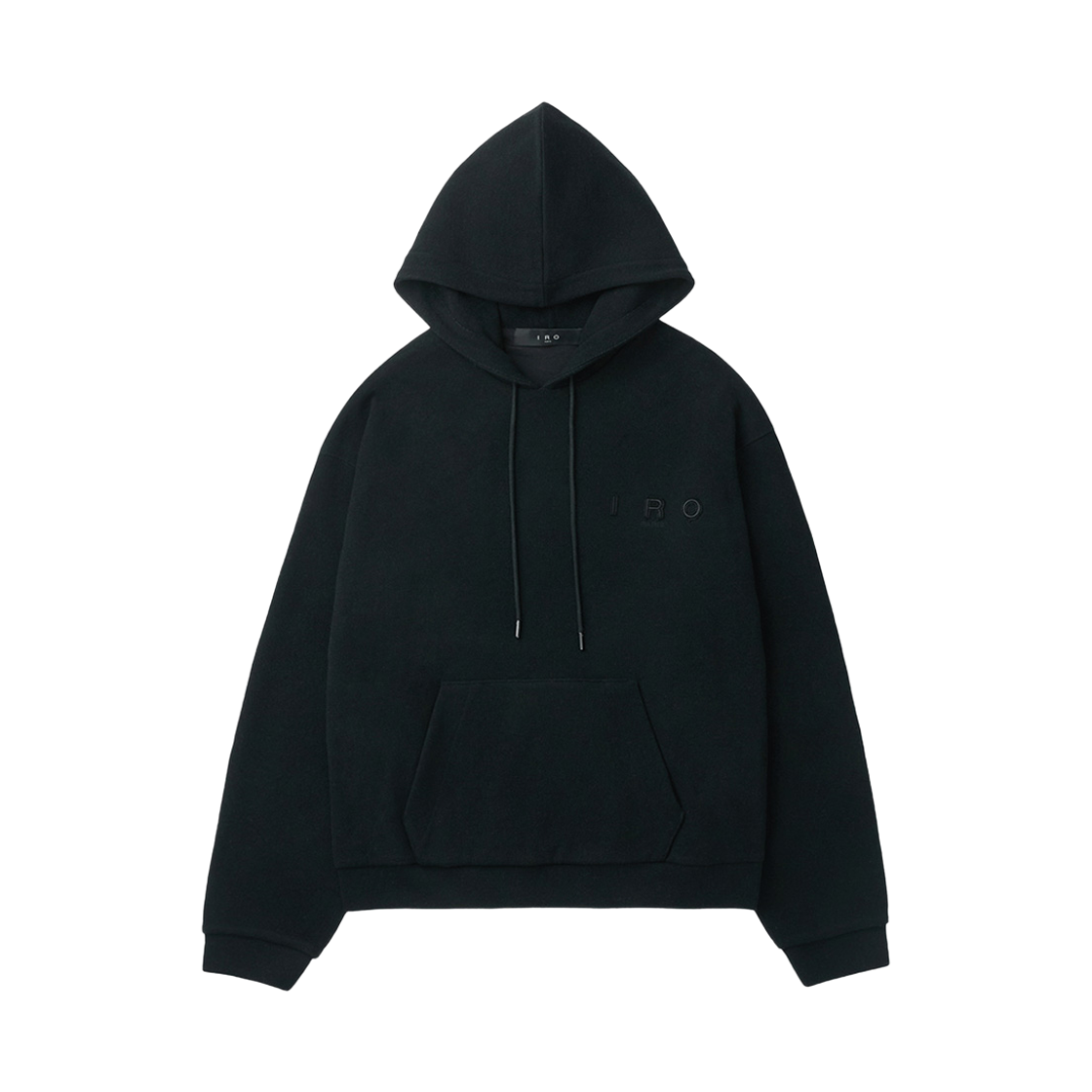 이로 우플 울져지 후디 블랙(Iro Wouple Wool Jersey Hoodie Black)