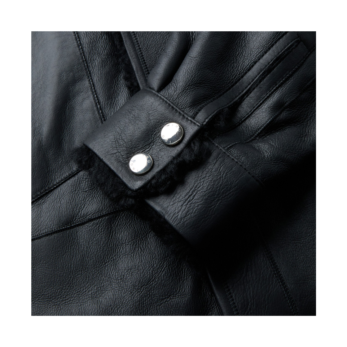 이로 홀미 시어링 셔켓 블랙(Iro Holmy Shearing Shirt Jacket Black) - 5
