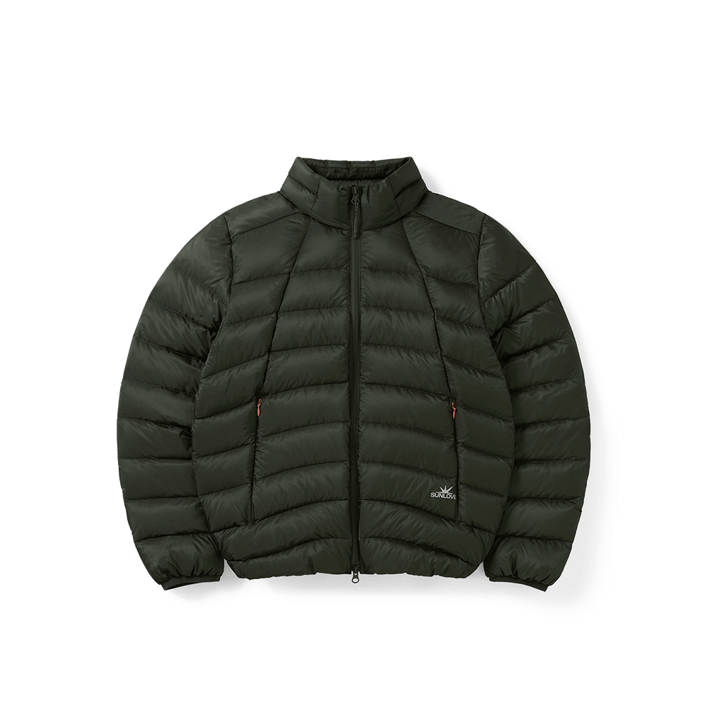 썬러브투어 플라이 라이트 다운 자켓 올리브 그린(sunlovetour Fly Light Down Jacket Olive Green)