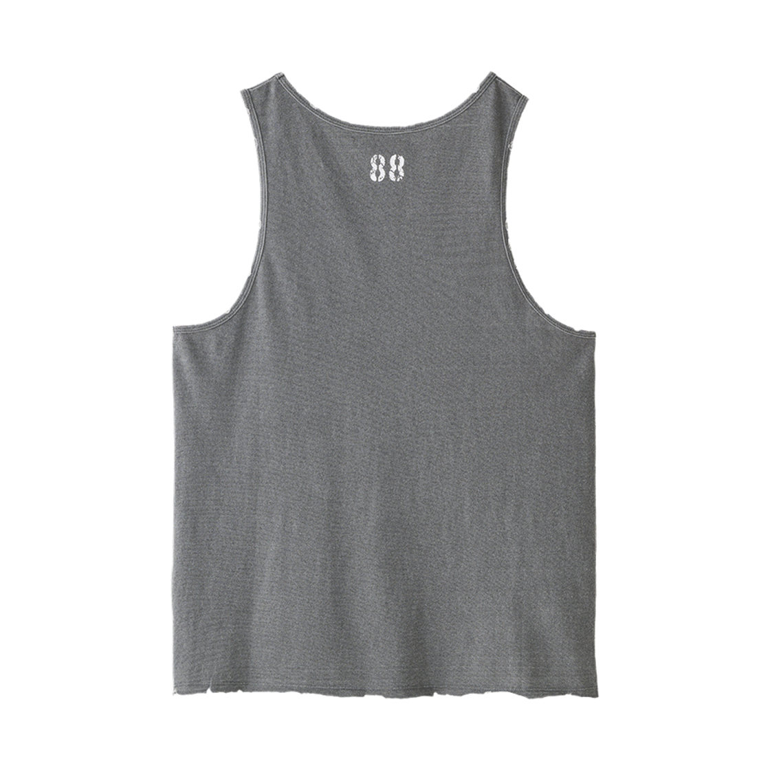 미니 시컬렛포켓 슬리브탑 워시드 그레이(Tuewid Mini Cigarette Pocket Sleeveless Top In Washed Gray) - 2