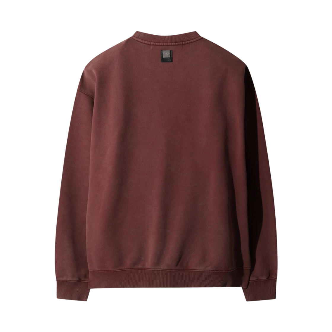 이로 씬 로고 자수 다잉 맨투맨 다크 레드(Iro Scene Logo Embroidery Dyeing Sweatshirt Dark Red) - 3