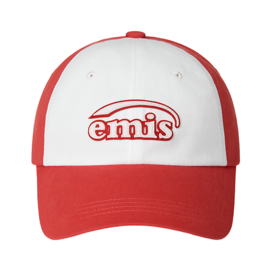 - Emis Dual Panel Ball Cap Red