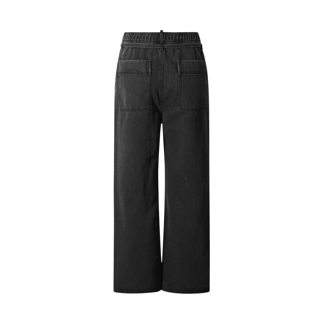 이로 들리 데님 밴딩 팬츠 블랙(Iro Delie Denim Banding Pants Black) - 3
