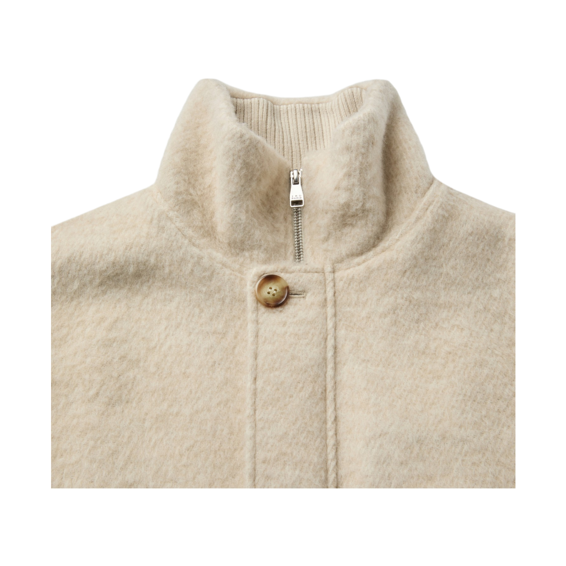 이로 무스웨트헤어리 하이넥 점퍼 아이보리(Iro Mousse Hairy High Neck Jumper Ivory) - 4