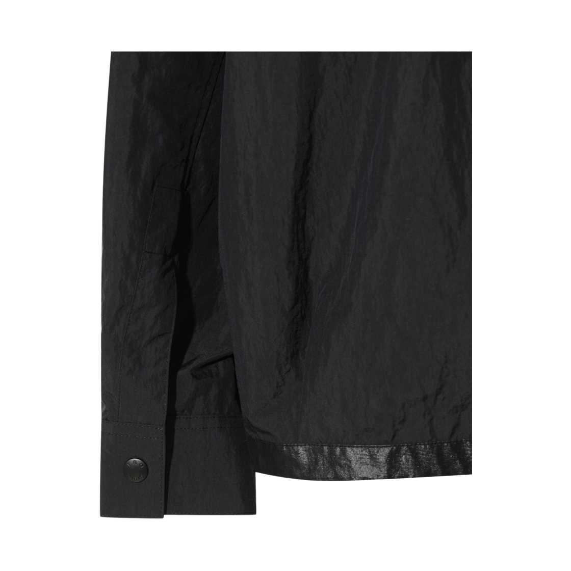 이로 실라주 화섬 다잉 셔츠 블랙(Iro Sillage Synthetic Fiber Dyed Shirt Black) - 6
