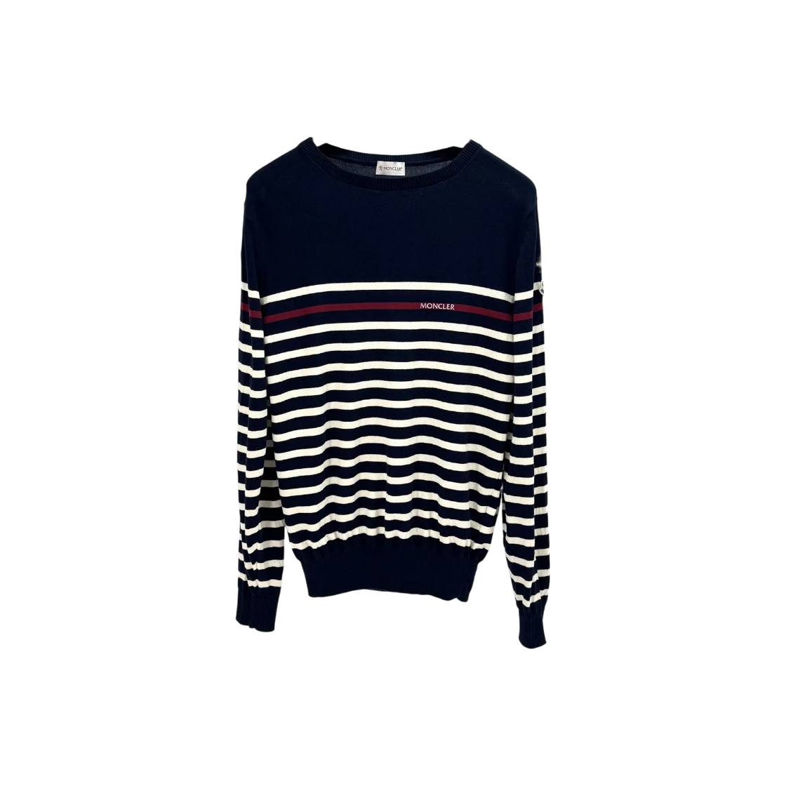 ITVMH943GUCC Moncler Stripe Long Sleeve Knit