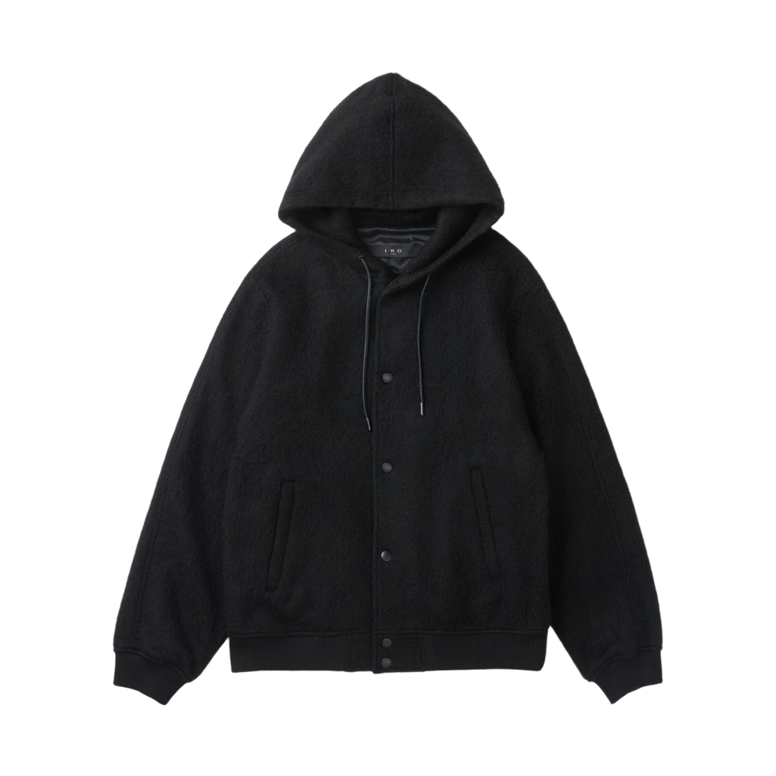 이로 무스웨트헤어리 후드 점퍼 블랙(Iro Mousse Hairy Hood Jumper Black) - 2