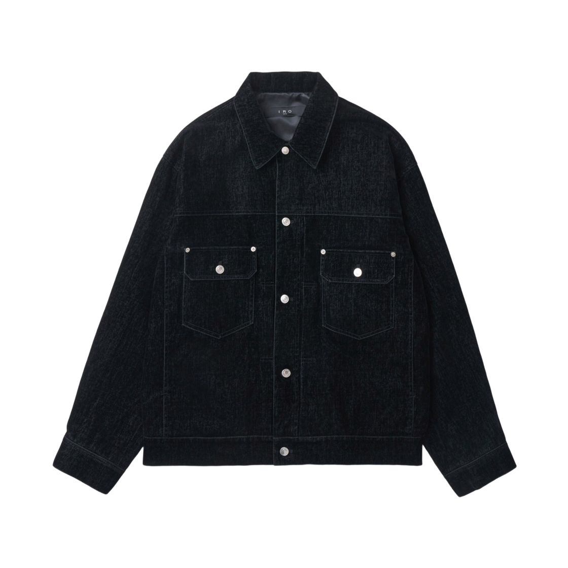 이로 뤼시드 벨벳 트러커 블랙(Iro Lucide Velvet Trucker Black) - 2