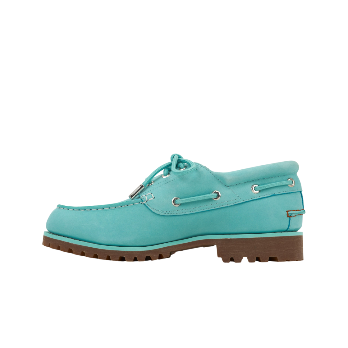 팀버랜드 x 자크뮈스 어센틱 보트 슈즈 아쿠아 누벅 - 미디움(Timberland x Jacquemus Authentic Boat Shoes Aqua Nubuck - Medium) - 3
