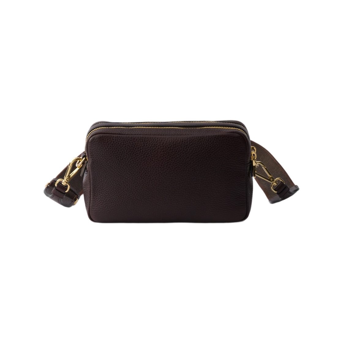 프라다 스몰 레더 숄더백 다크 브라운(Prada Small Leather Shoulder Bag Dark Brown) - 2