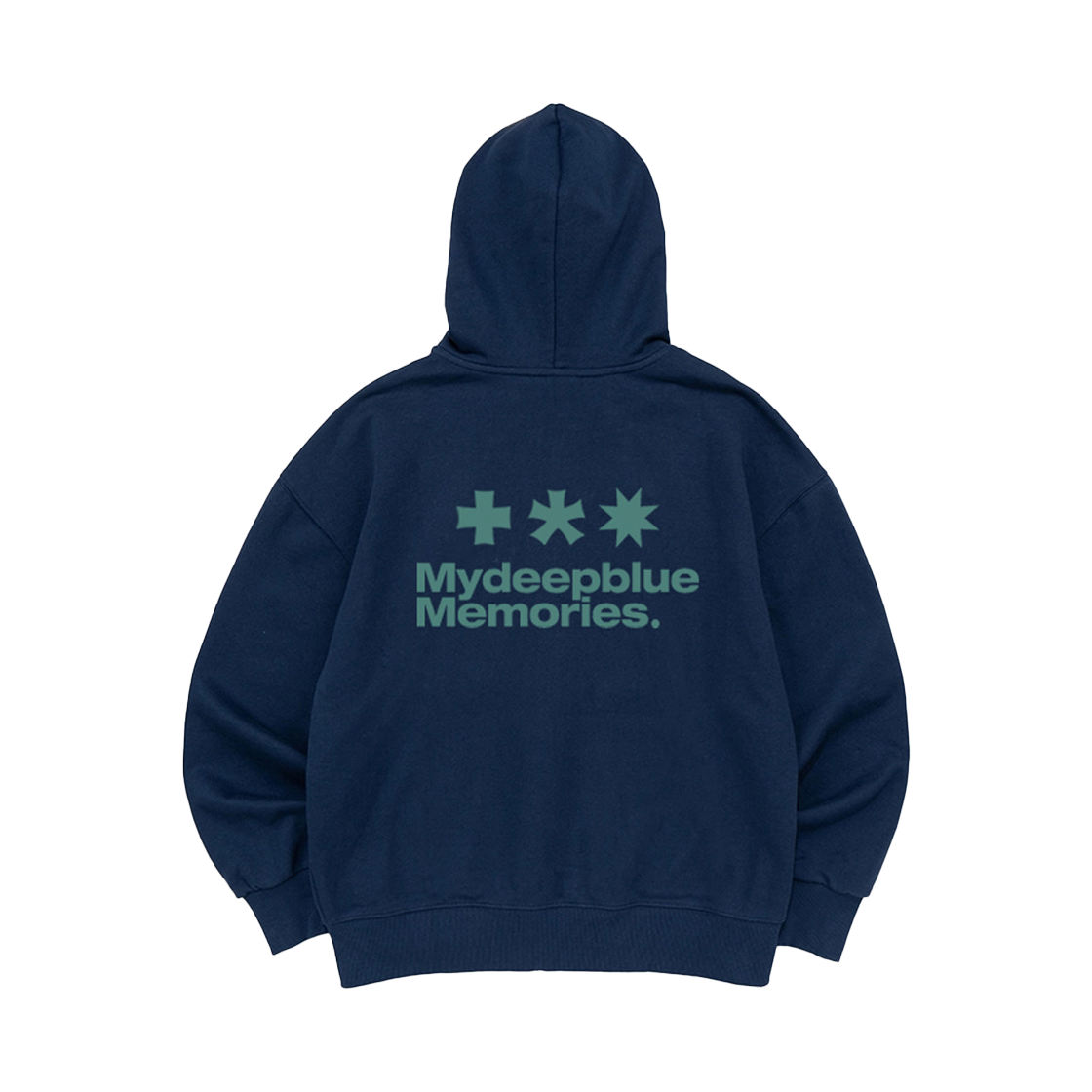 마이딥블루메모리즈 심볼 투웨이 집업 네이비(MydeepblueMemories ZP Mm Symbol 2Way Zip-Up Navy)
