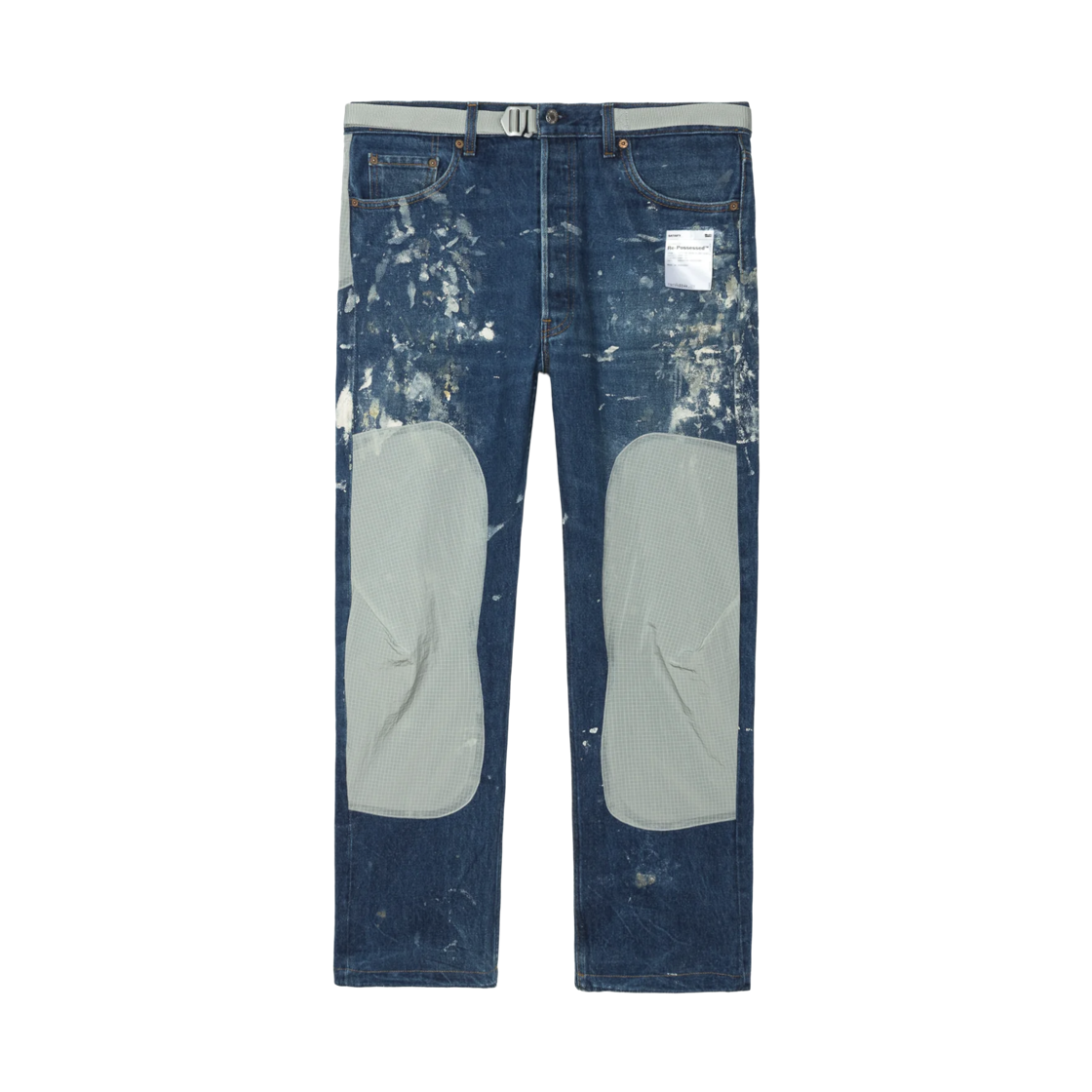 새티스파이 x 리바이스 리포제스드 501 클라임 진 에이지드 블루(Satisfy x Levi's Re‑Possessed 501 Climb Jeans Aged Blue) - 5