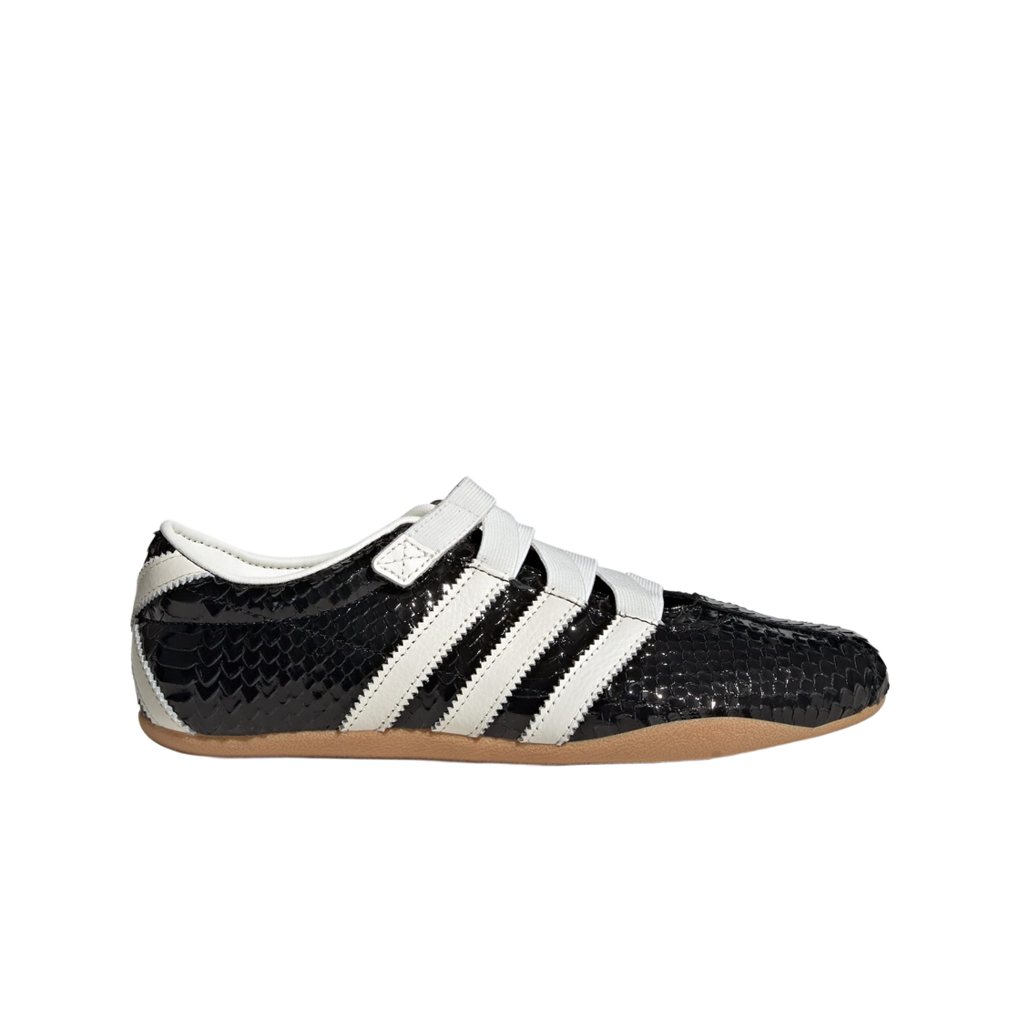 KI4313 (W) Adidas Tokyo Mary Jane Snake Print Core Black Off White