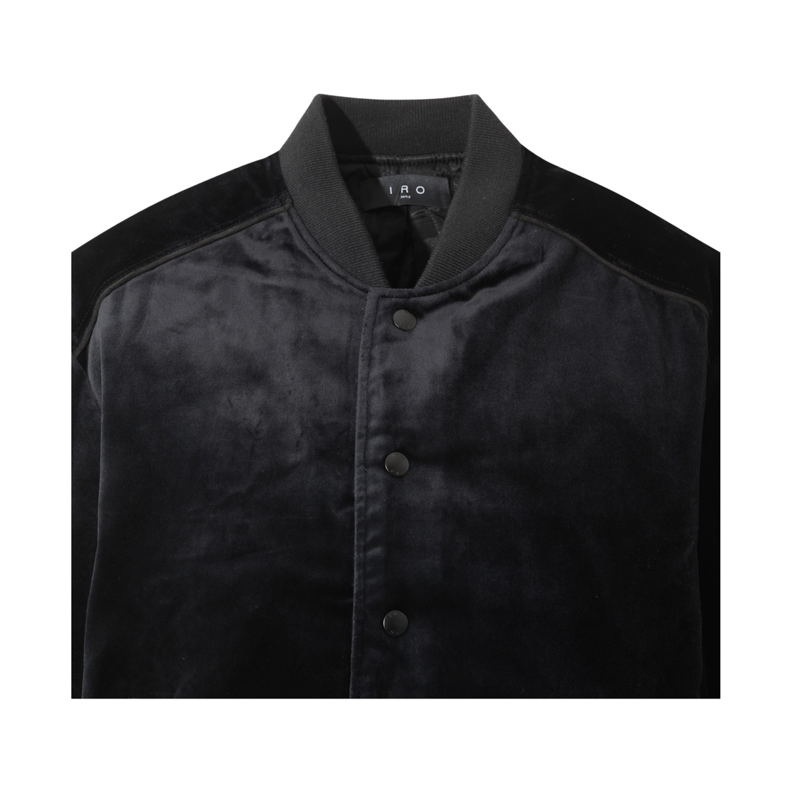 이로 바실리 벨벳 블루종 자켓 블랙(Iro Vassily Velvet Blouson Jacket Black) - 4