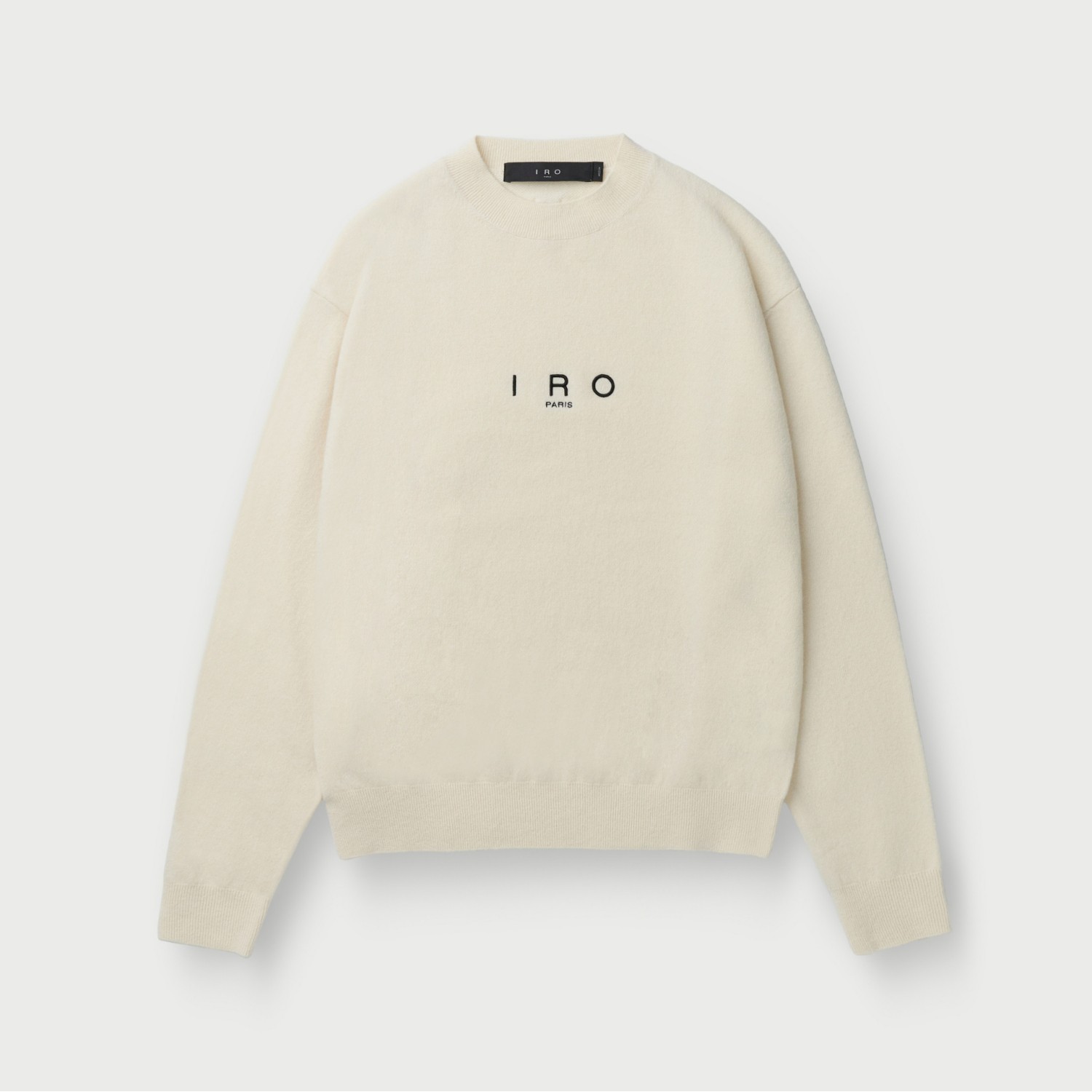 이로 에센셜 캐시미어 블렌드 로고 자수 니트 풀오버 아이보리(Iro Essentiel Cashmere Blend Logo Embroidered Knit Pullover Ivory) - 2