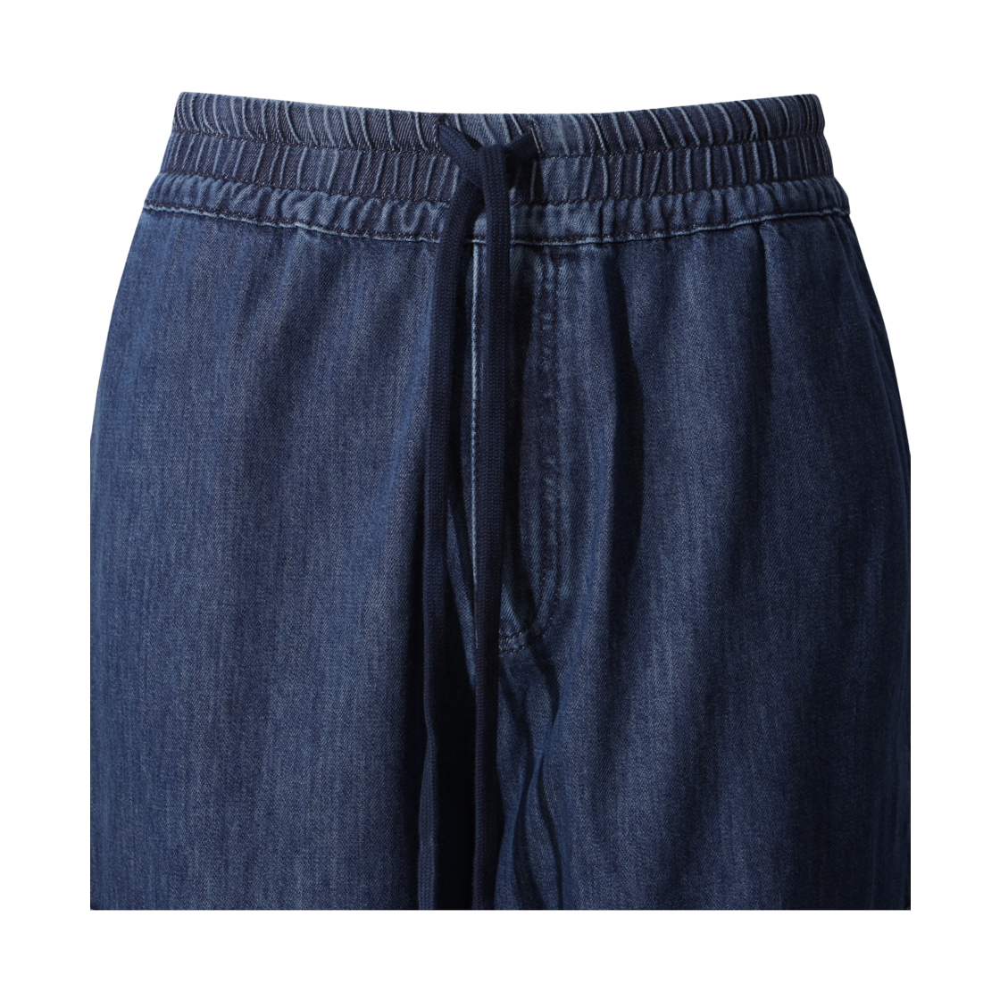 이로 페비 데님 와이드 카고 밴딩 팬츠 다크 블루(Iro Fevie Denim Wide Cargo Banding Pants Dark Blue) - 4
