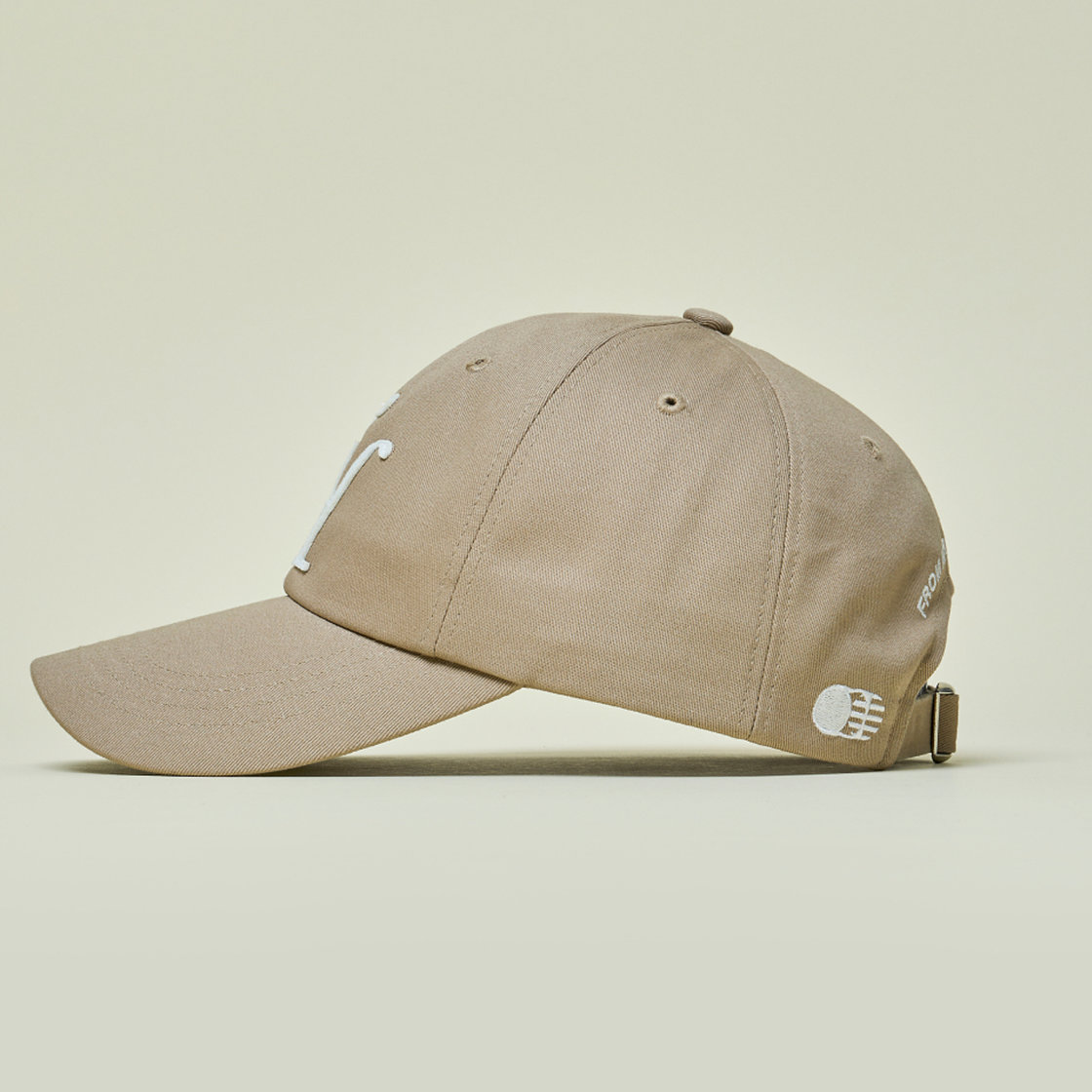 트래픽하모니 TH 로고 아플리케 딥핏 볼캡 베이지(Traffic Harmony TH Logo Applique Deep Fit Ball Cap Beige) - 5