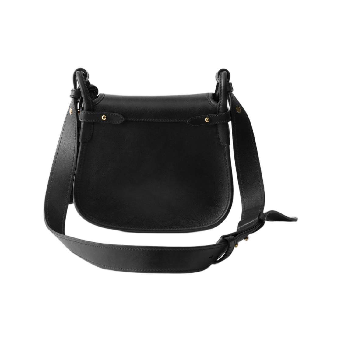 프라다 코르세어 에이지드 레더 미니 숄더백 블랙(Prada Corsaire Aged Leather Mini Shoulder Bag Black) - 2