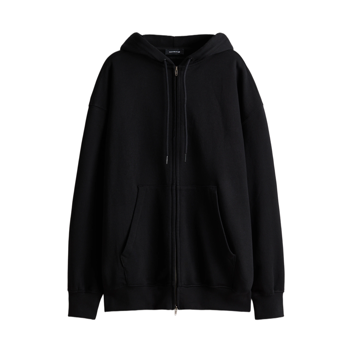 (W) 에이치앤엠 x 워드로브.NYC 오버사이즈 후드 자켓 블랙((W) H&M x Wardrobe.NYC Oversized Hooded Jacket Black)