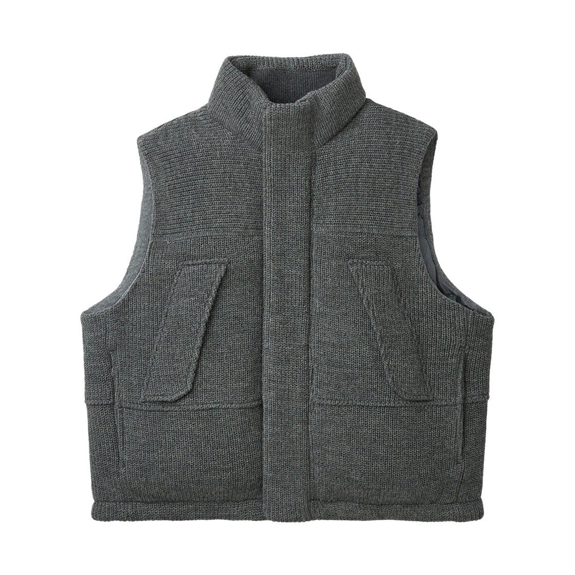 이로 플로콩 니트 다운 베스웨트 그레이(Iro Flocon Knit Down Vest Gray)