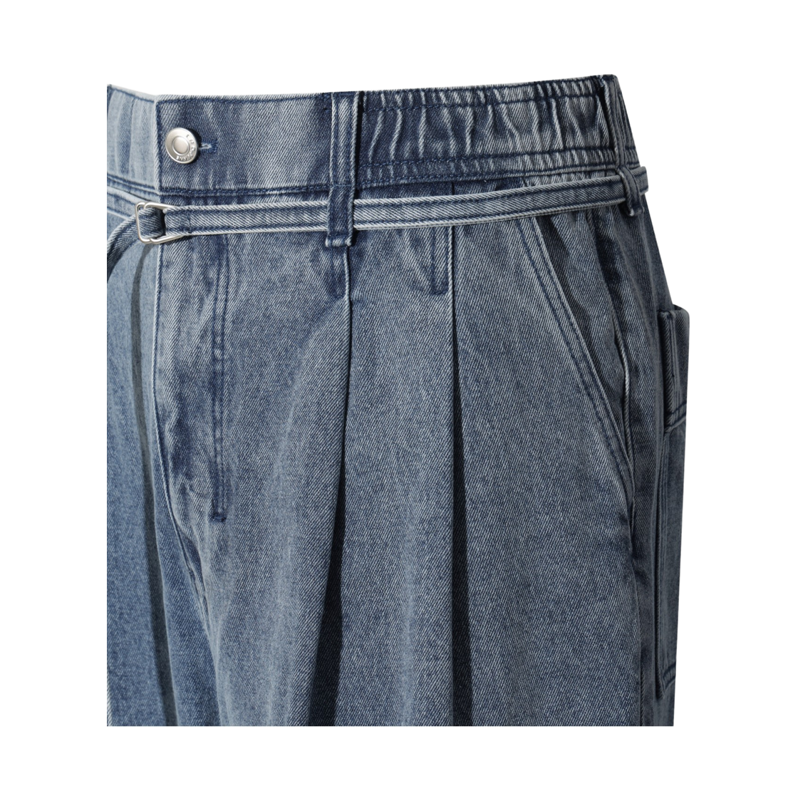 이로 들리 데님 밴딩 팬츠 블루(Iro Delie Denim Banding Pants Blue) - 5