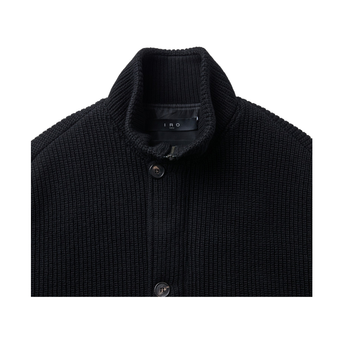 이로 무스웨트니트 하이넥 점퍼 블랙(Iro Mousse Knit High Neck Jumper Black) - 4