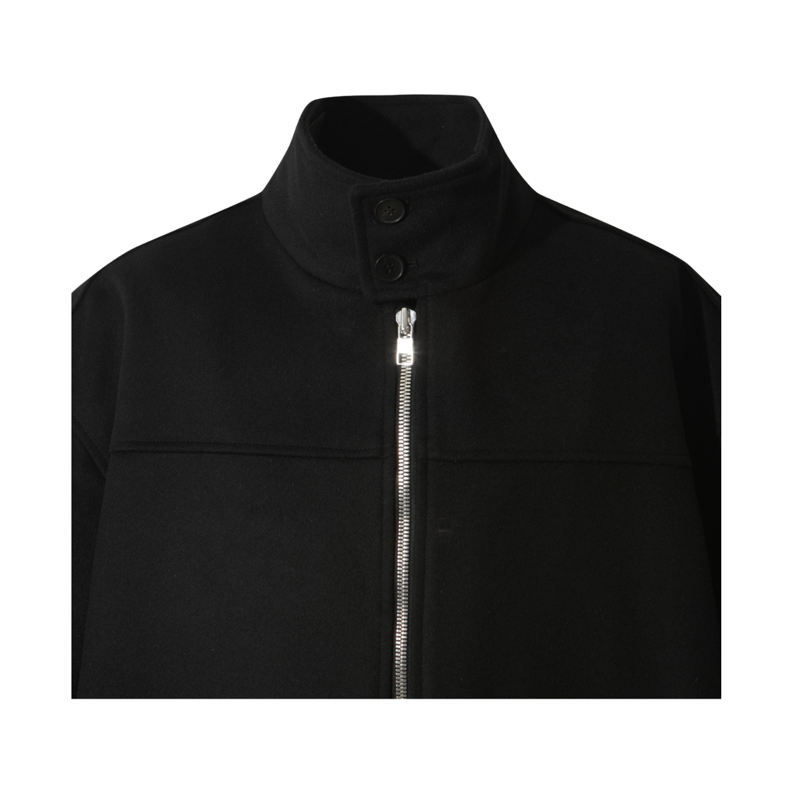 이로 가브리엘로 울 오버핏 하프 코트 블랙(Iro Gabrielo Wool Oversized Half Coat Black) - 4