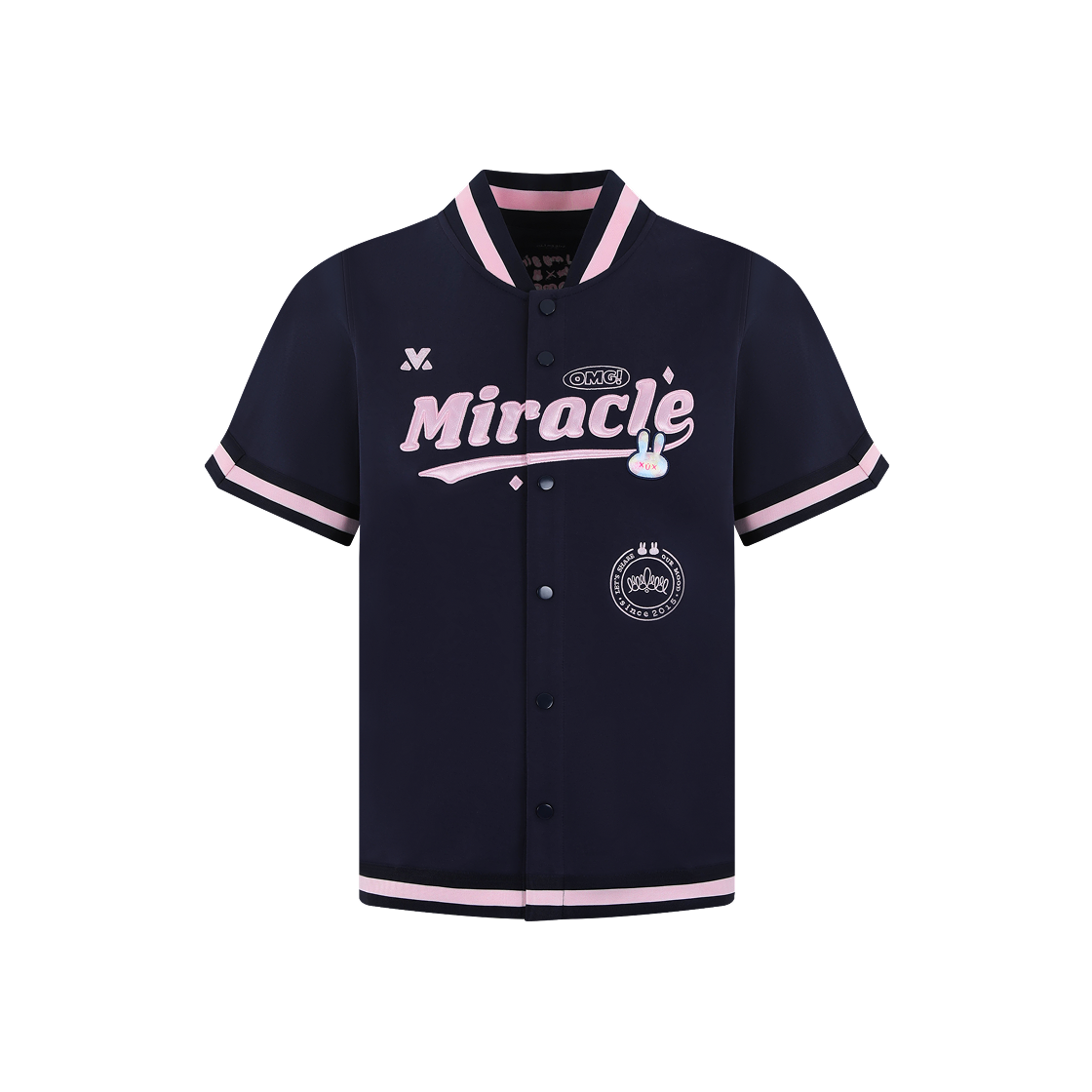 오마이걸 x 모모이 베이스볼 저지 네이비(Oh! my girl x momoi Baseball Jersey Navy) - 1