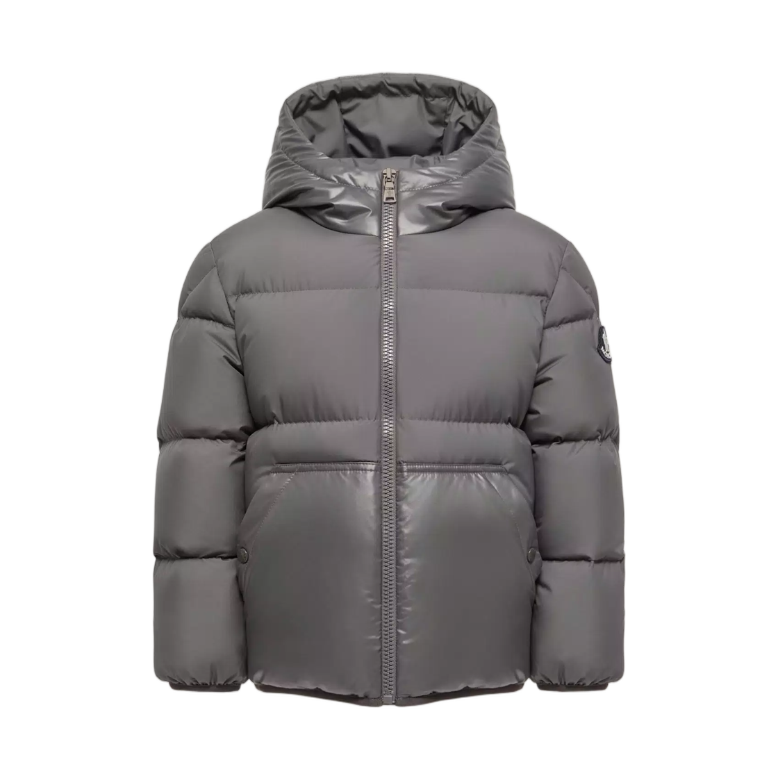 L2-954-1A00065-597YW-921 (키즈) Moncler Barin Hooded Down Jacket Dark Grey - 26FW