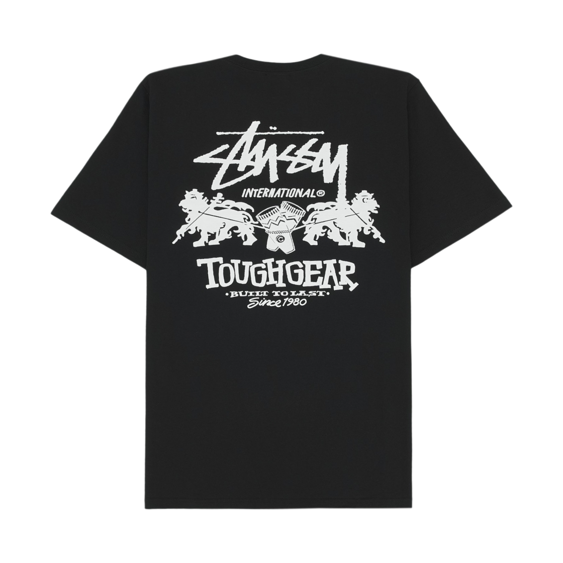 1905101 Stussy Tough Gear International T-Shirt Black