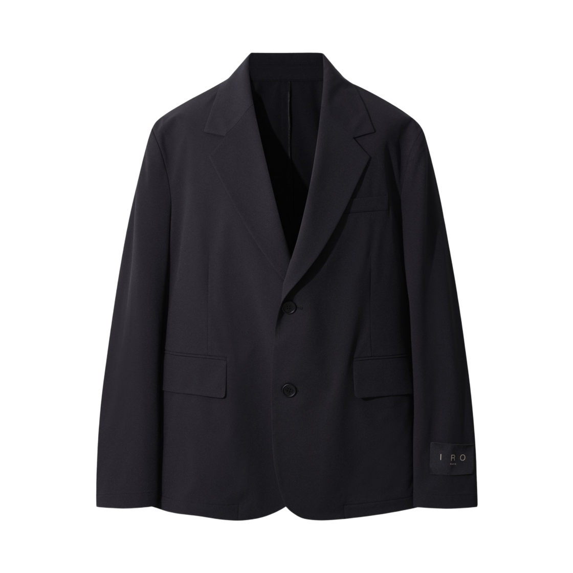 이로 프레스웨트지 화섬 싱글 테일러드 자켓 블랙(Iro Prestige Synthetic Fiber Single Tailored Jacket Black) - 2