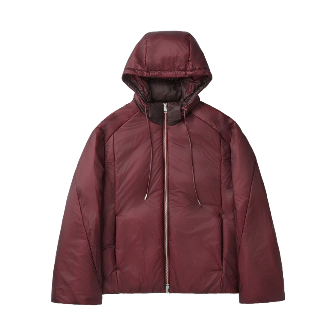 이로 레제르 경량 7D 신슐레이트 후드 점퍼 다크 레드(Iro Leger Lightweight 7D Thinsulate Hood Jumper Dark Red) - 2
