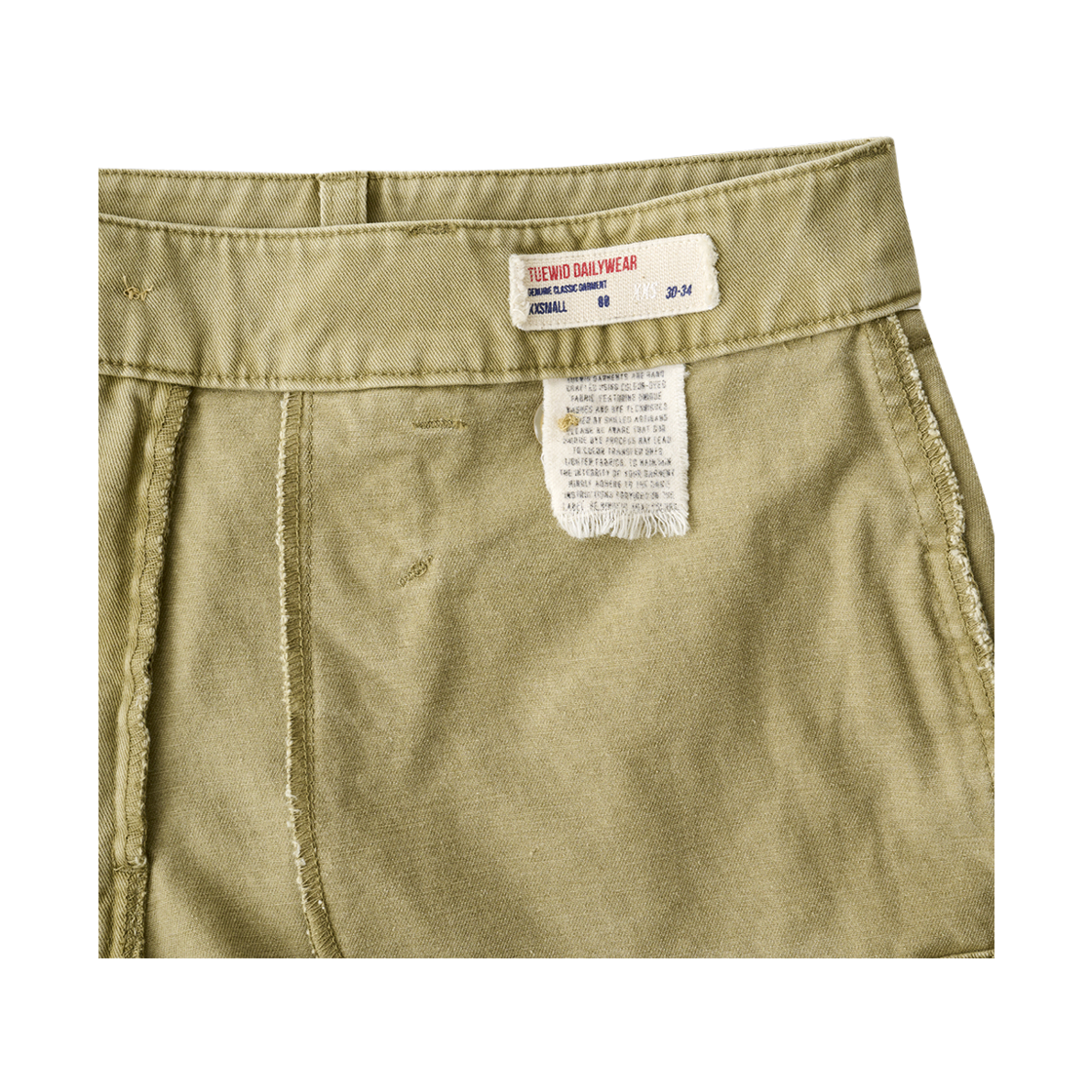 투위드 유틸리티 마이크로 쇼츠팬츠 디설트(Tuewid 004 Washed Utility Micro Shorts In Desert) - 3