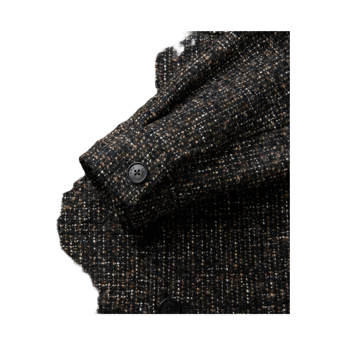 이로 트람 트위드 셔켓 다크 브라운(Iro Trame Tweed Shirt Jacket Dark Brown) - 6