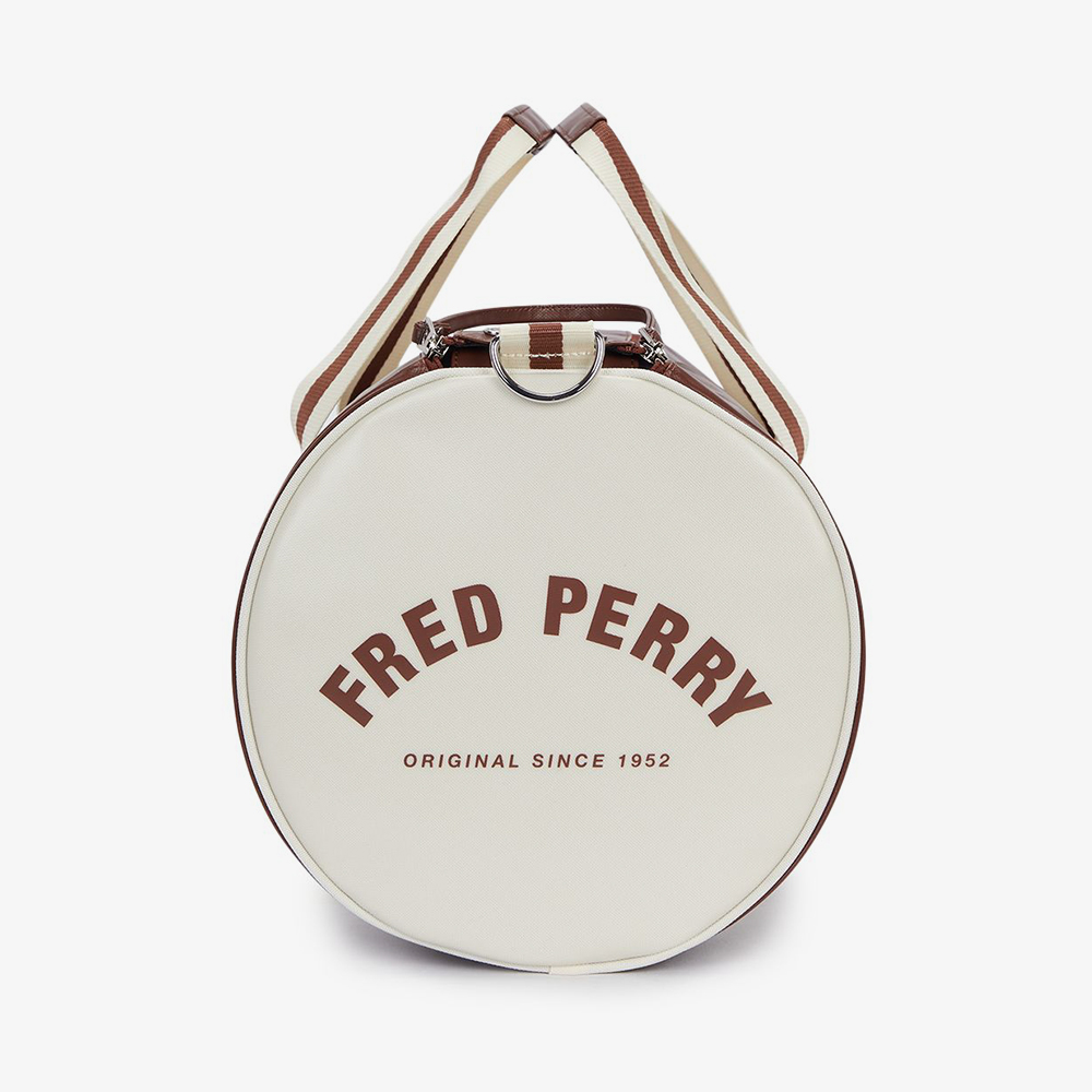 프레드페리 클래식 배럴 백 탄 에크루(Fred Perry Classic Barrel Bag Tan Ecru) - 5