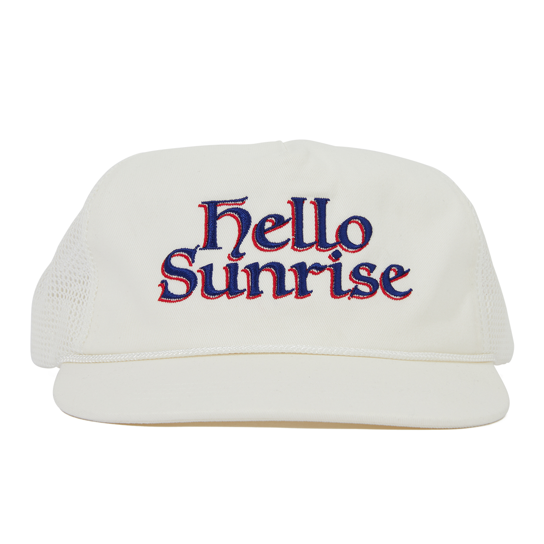 헬로 선라이즈 헤리티지 로고 릴랙스드 핏 5패널 캡 화이트(Hello Sunrise Heritage Logo Relaxed Fit 5P Cap White) - 1
