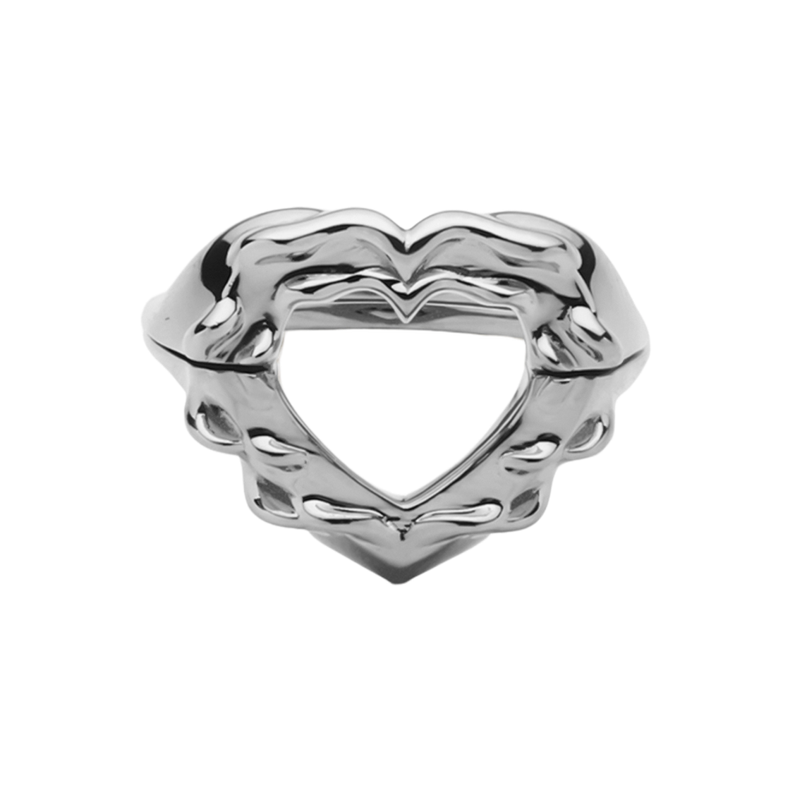 휴스타드 하트 실버 링 _ 925 스텔링 실버(HUSTAD HEART SILVER RING_ 925 sterling silver) - 2