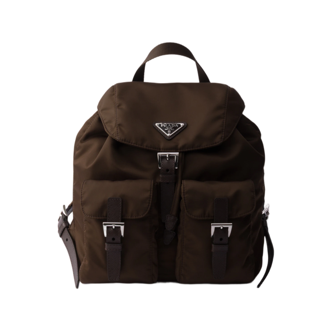 1BZ677-RV44-F0038 Prada Small Re-Nylon Backpack Sienna