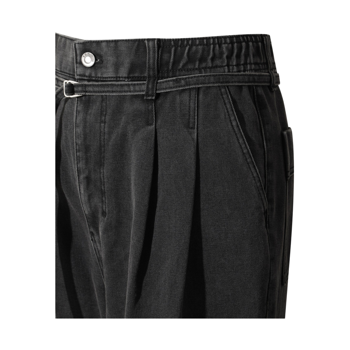 이로 들리 데님 밴딩 팬츠 블랙(Iro Delie Denim Banding Pants Black) - 5