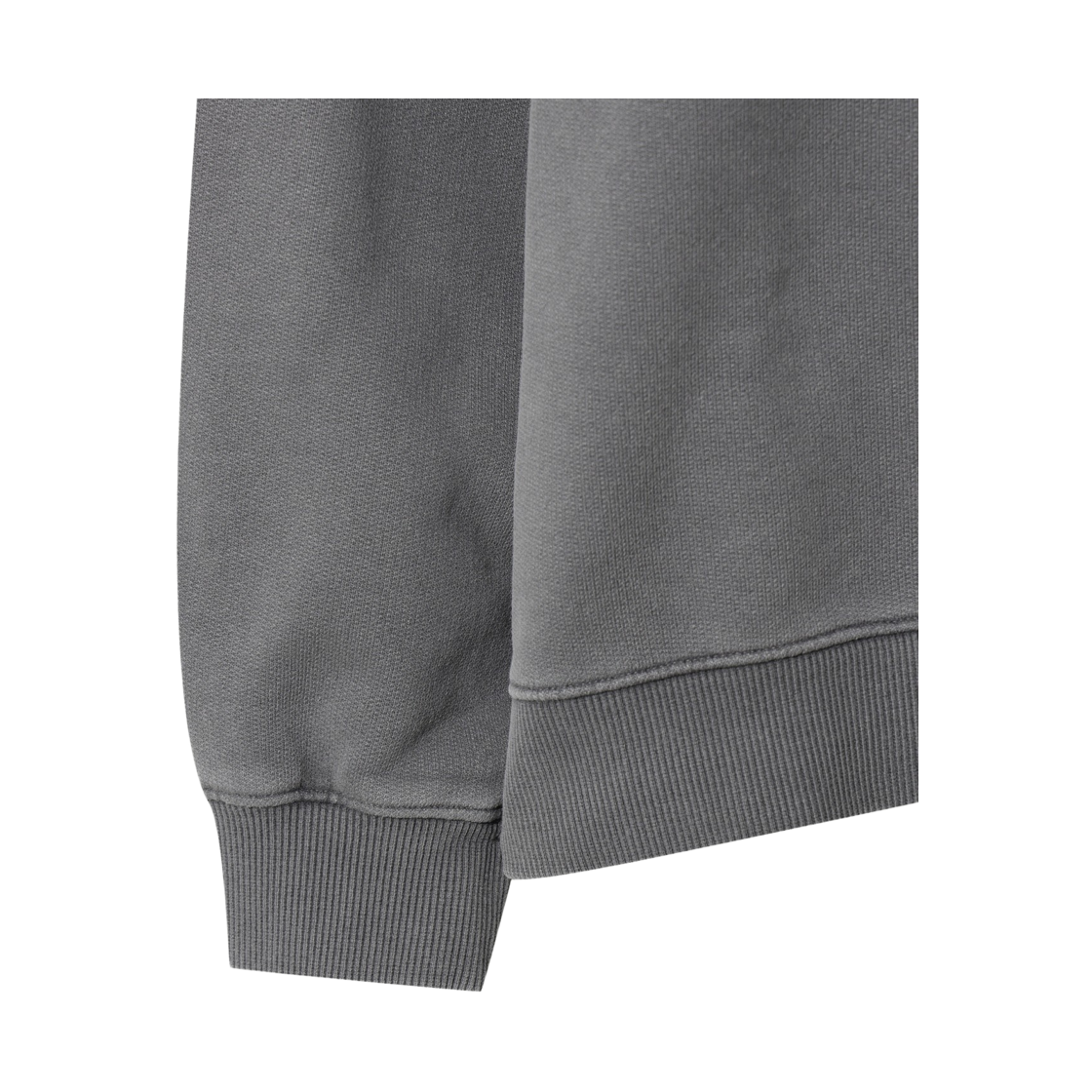 이로 씬 로고 자수 다잉 맨투맨 다크 그레이(Iro Scene Logo Embroidery Dyeing Sweatshirt Dark Gray) - 5