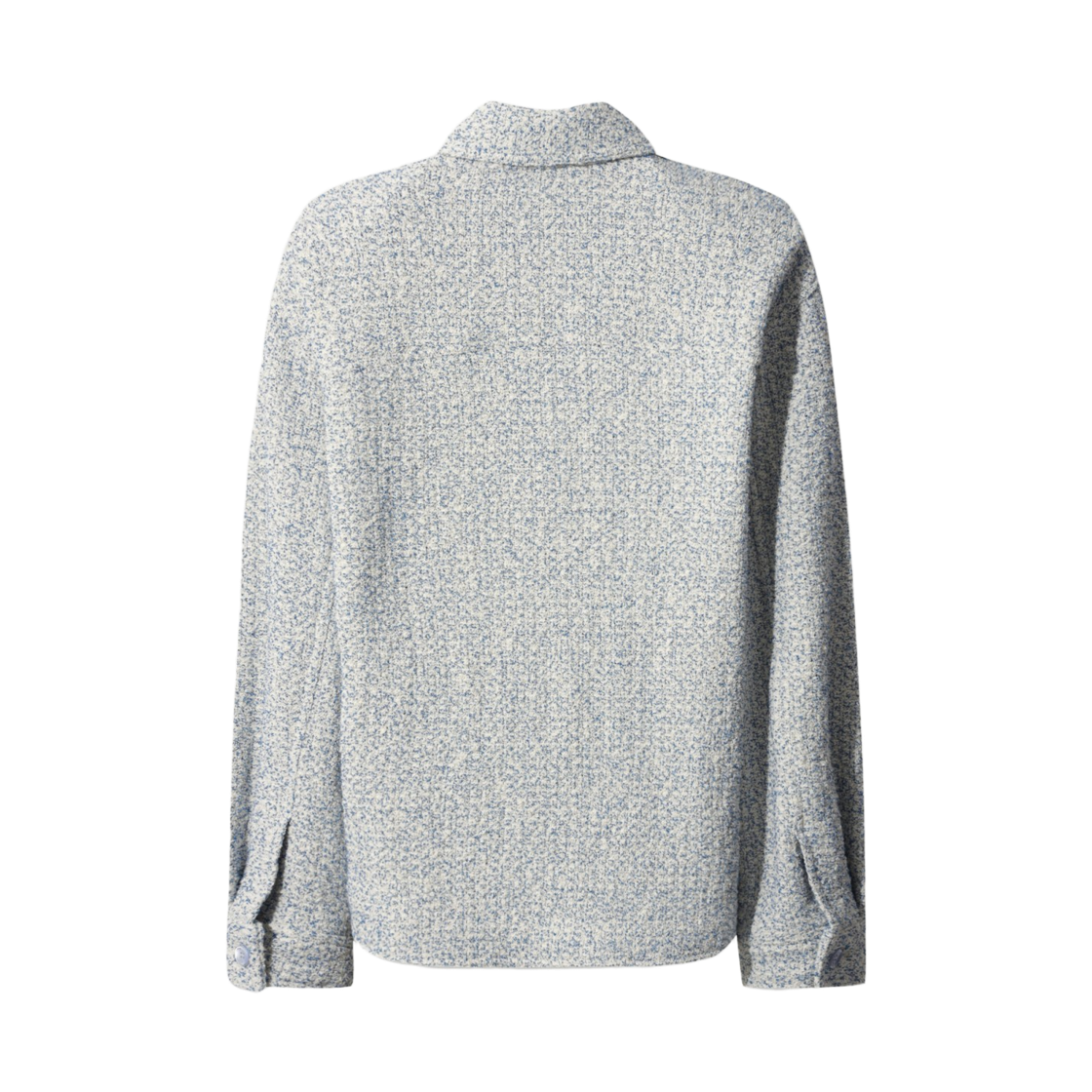 이로 브륌 트위드 포켓 셔켓 블루(Iro Brume Tweed Pocket Shirt Jacket Blue) - 3