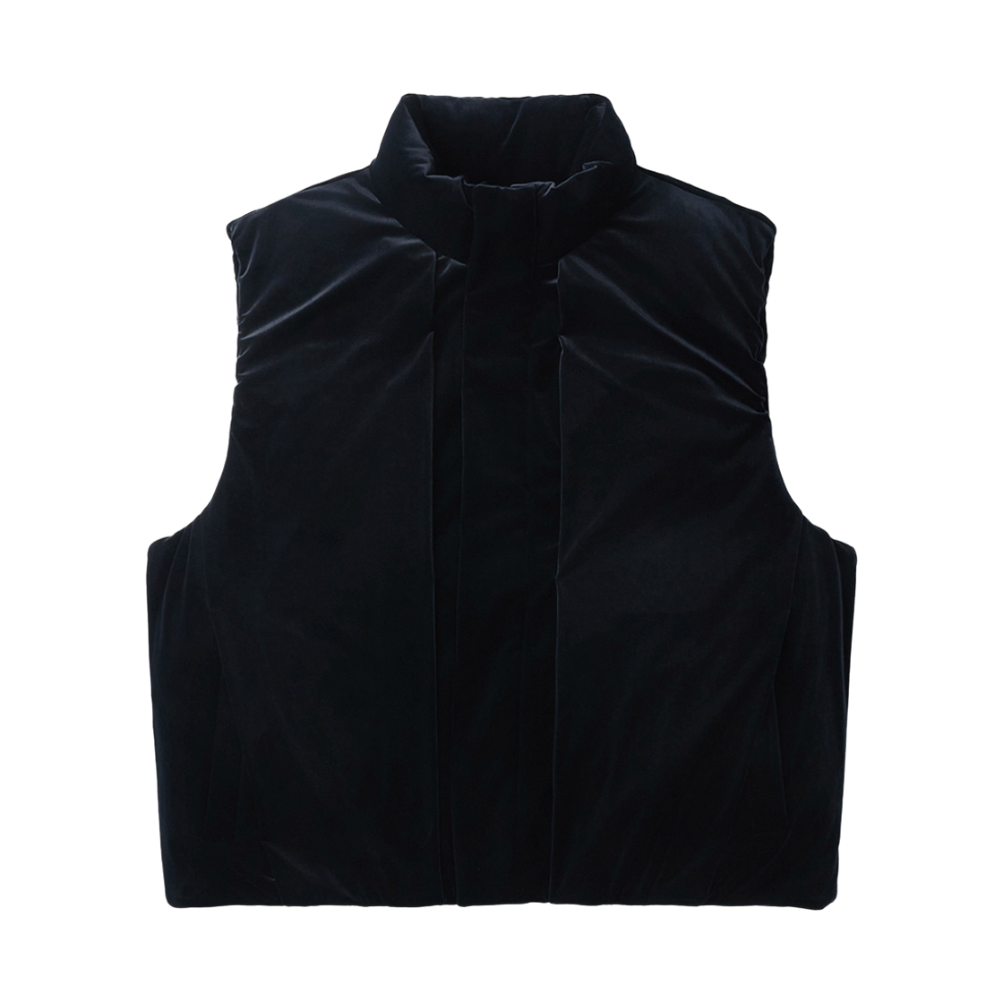 이로 두쇠르 벨벳 다운 베스웨트 블랙(Iro Douceur Velvet Down Vest Black)